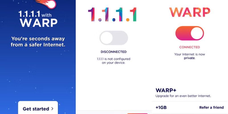 Giới thiệu cách tải 1.1.1.1 android